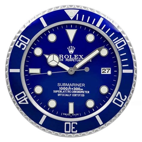 rolex wall clock replica india|rolex submariner clock.